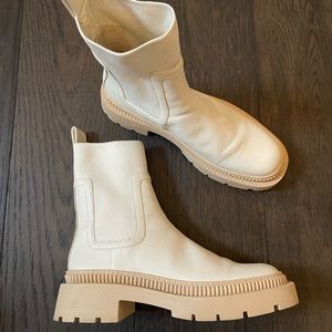 Mango Boots Women’s Size 9 Cream Color